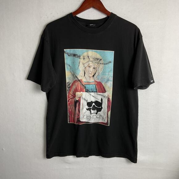 Pouya x Suicideboys Greyfivenine Virgin Mary Tee Shirt Black L OFFICIAL MERCH - Picture 2 of 11